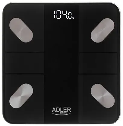 AD 8186 - bathroom scales - black