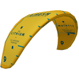 Airush Lithium Kite 24 All-Around Freeride Leicht surf schirm, Farbe: yellow, Kitegröße in m2: 5