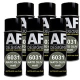 Alex Flittner Designs NATO Olive matt 6X Spraydose RAL 6031 Spray Sprühlack Lackspray Tarnfarbe