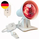 Infrarotlampe,Rotlichtlampe,Wärmelampe,150 Watt Mit Zeitschaltuhr Und Einstellba