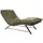 W.Schillig Relaxliege daily dreams Leder 75 x 91 x 170 cm Grün mit Kissen