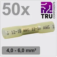 TRU Components TC-12888412 Stoßverbinder mit Schrumpfschlauch 4 mm2 6