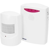 Orno MA-705 Drahtlose Bewegungsmelder mit Alarm, IP44 Wasserdicht || 1 Bewegungsmelder inklusive