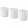 Boltze 6tlg. Windlicht White Ocean weiß Seestern Muschel Maritime Deko (2X 3 Motive)