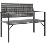 vidaXL Gartenbank 111 x 58 x 88 cm Grau