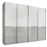 Wiemann Schwebetürenschrank Grau, weiß - 300x217x67 cm