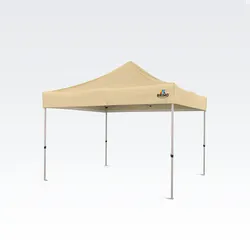 Verkaufsstand 3x3m - ohne 3 Wänden - Beige