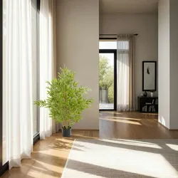 TecTake GmbH Künstlicher Bambusbaum Bambosa, realistische Textur - 120 cm