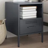 vidaXL Nachtschrank Anthrazit 36 x 39 x 50,5 cm Grau