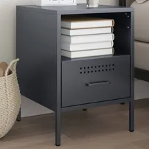 vidaXL Nachtschrank Anthrazit 36 x 39 x 50,5 cm Grau