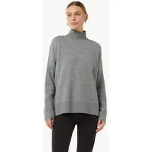 Comma, Strickpullover grau M