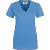 Hakro Damen V-Shirt Classic malibublau, L