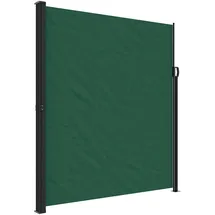 vidaXL Seitenmarkise 220 x 300 cm Dunkelgrün Polyester