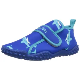 Playshoes Aquaschuhe Unisex Kinder Wassersportschuh, Hai, 28/29 EU