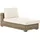 Beliani Varallo Loungeset 4-Sitzer grau/cremeweiß