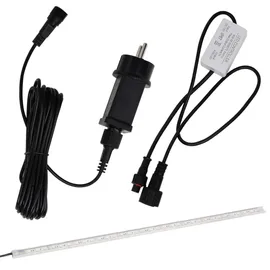 vidaXL Wasserfall Element Edelstahl 30 cm