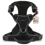 Freudentier Hundegeschirr Schwarz XS