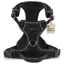 Freudentier Hundegeschirr Schwarz XS