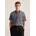 Businesshemd Schwarze Rose Herren Gr L42 normale Ärmellängen grau 100 Baumwolle unifarben regular fit gerader Abschluss Hemden Regular 1/2 Kentkragen Uni