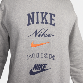 Nike Club Fleece Crew Sweatshirt grau, M