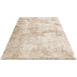 Bruno Banani Teppich BRUNO BANANI "Dana Teppich, besonders weich und kuschelig, Kundenliebling" Gr. 4, beige, B:160cm H:30mm L:230cm, Kunstfaser, Teppiche, Teppich, uni, Mikrofaser Teppiche, Wohnzimmer, Schlafzimmer, Esszimmer, Topseller