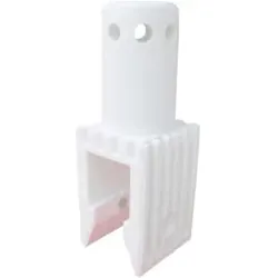 Schake Adapter für Schrankenzaun nach TL, Kunststoff, Ausführung NOX