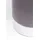 Kare Hocker Cherry Samt 35 x 42 x 35 cm Grau/Silber
