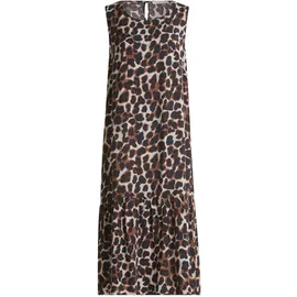 Betty & Co Sommerkleid Braun Leo-Look 42