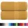 vidaXL Waschhandtücher 2 Stk. Golden 30x30 cm 100% Baumwolle