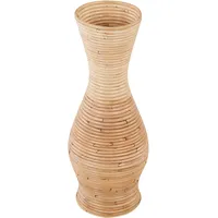 Beliani Dekovase TRINISA Rattan 50 cm Naturfarben