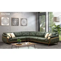 Xlmoebel Ecksofa Luxuriöses Wohnzimmer-Sofa in L-Form mit Polsterung im Soft, Hergestellt in Europa grün