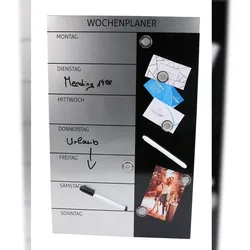 GENIE Wochenplaner Magnettafel Terminplaner Blackboard Wandtafel Pinnwand Magnet