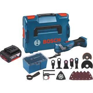 Bosch Professional GOP 18V-34 inkl. 1 x 5,0 Ah + Zubehör + L-boxx