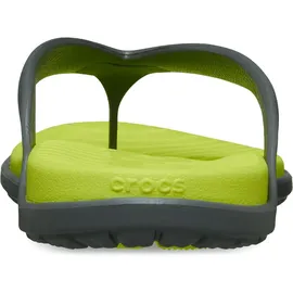 Crocs Coast Flip-Flop Schiefergrau/Zitrus 39