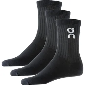 On Logo Sock High 3er Pack Blau/Schwarz 43-45