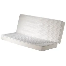 vente-unique Matratze für Schlafsofa Klappsofa - 1 Zone - Härtegrad 2 - 130 x 190 cm - Stärke 14 cm - Friend