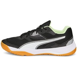 Puma Solarflash II Leichtathletik-Schuh, Black White-Fizzy Light-Gum, 44