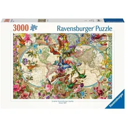 Ravensburger Spiel Weltkarte mit Schmetterlingen