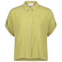 Cartoon Bluse in Moosgrün - 38