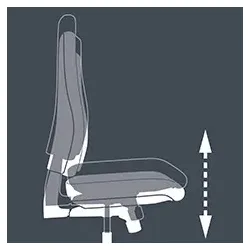 TOPSTAR Drehstuhl m AL Sitness Airwork schw/mint PA30OMT5CX5H h.Rll.