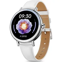 TIFOZEN DR05 Smartwatch (3,2 cm, android ios), Damen Smartwatch mit 1.27" Display, Wechselarmbändern weiß
