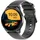 Blackview X20 BT 45,5 mm Kunststoffgehäuse Schwarz Silikonarmband Schwarz M