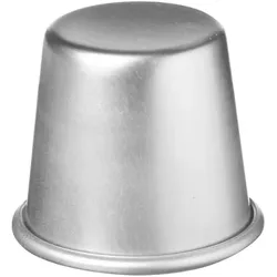 Hendi Cupcake oder Baba Form rund mit gebördeltem Rand aus Aluminium