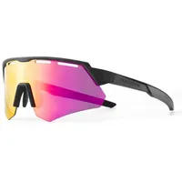 ROCKBROS Polarisierte Radbrille mit UV-Schutz und Korrektureinsatz bunt NO