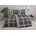 Biber grau 200 x 200 cm + 2 x 80 x 80 cm