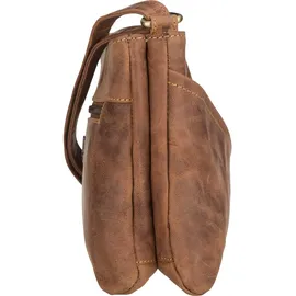 GREENBURRY Vintage Umhängetasche Leder Brown