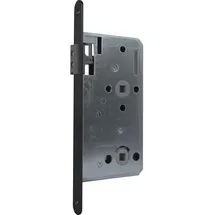 KFV Magnetfallenschloss WC 78mm Edelstahl schwarz lackiert