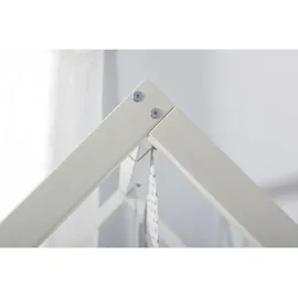 MID.YOU Hausbett Ticaa 90 x 200 cm Kiefer massiv weiß lackiert