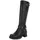 Ital-Design Cowboyboots Damen Schwarz/Silber 37