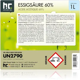 Höfer Chemie Essigsäure 6 x 1 l